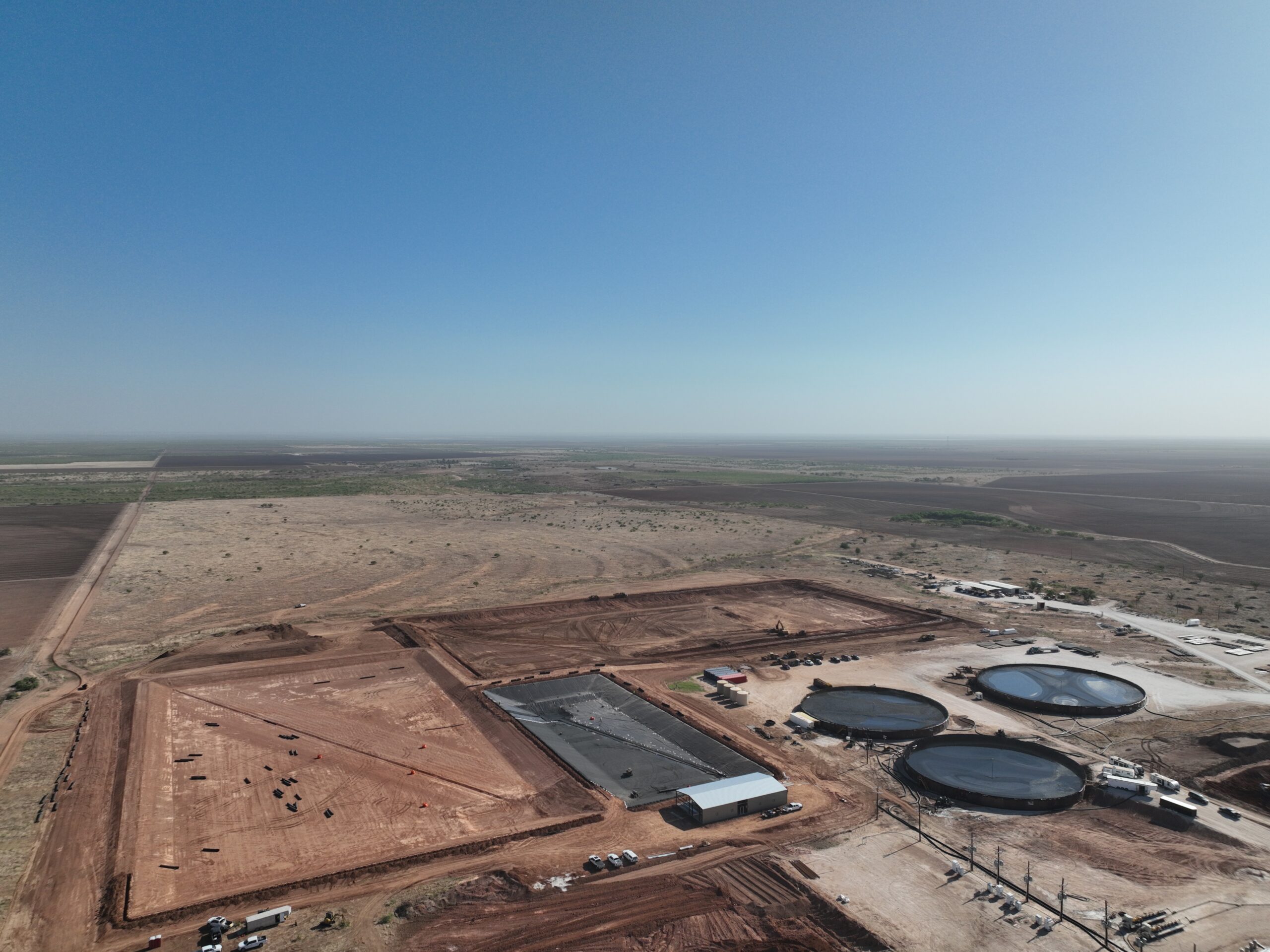 Produced water pond-Big Spring TX