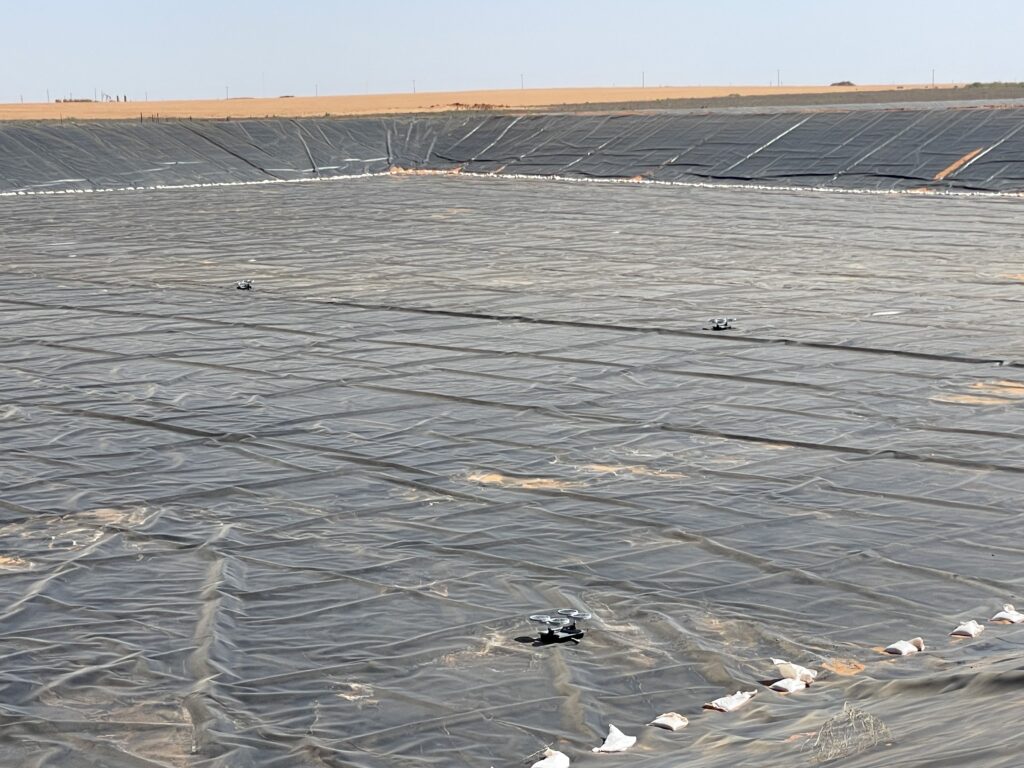 aeration pad installation