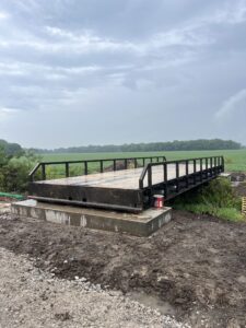 temporary bridge install in less than 2 hours