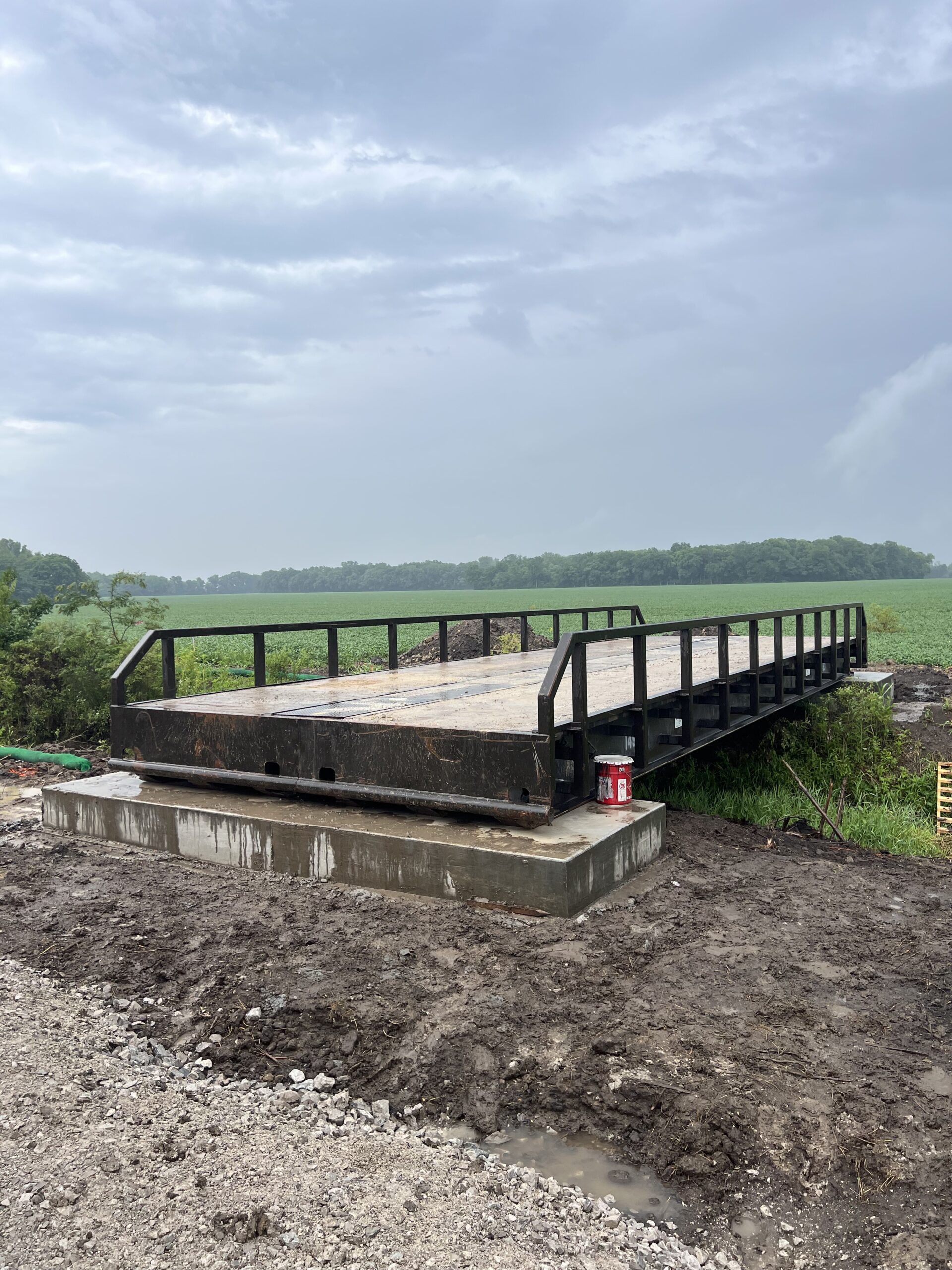 temporary bridge install in less than 2 hours