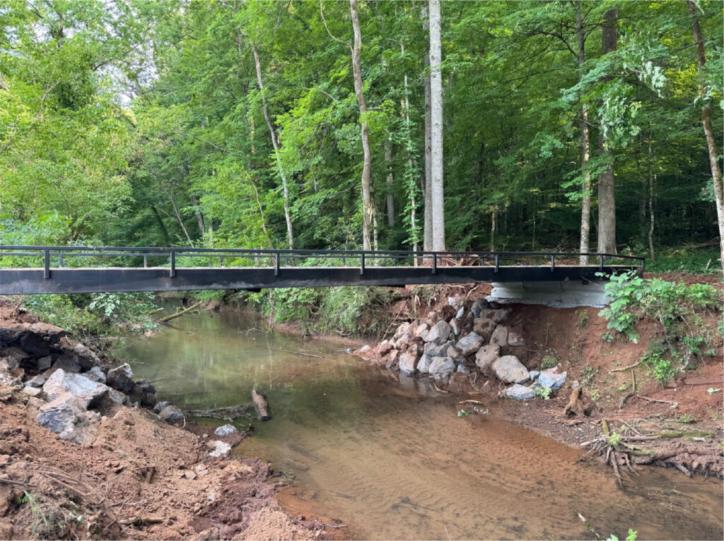 Steel Panel Bridge - Installed
