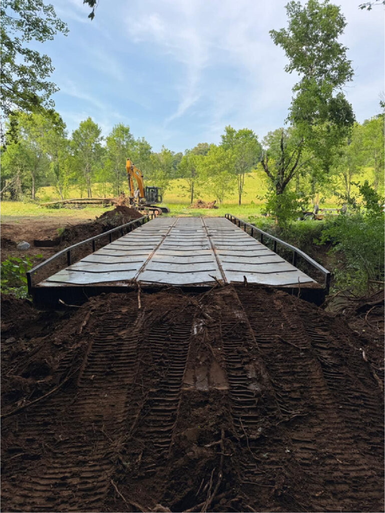 Steel Panel Bridge - Installed